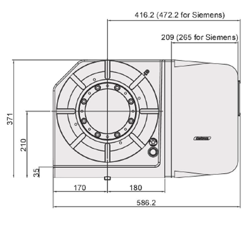 Поворотный стол с ЧПУ Detron NXA-320H (GXA)