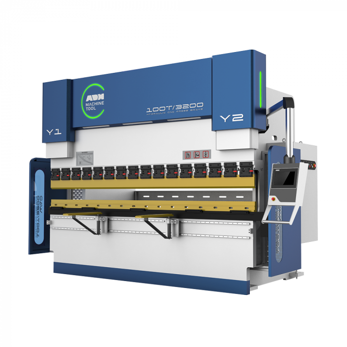 Гидравлический листогибочный пресс ADH WAD-110T/2500 4+1 ось ЧПУ Delem DA58Tx