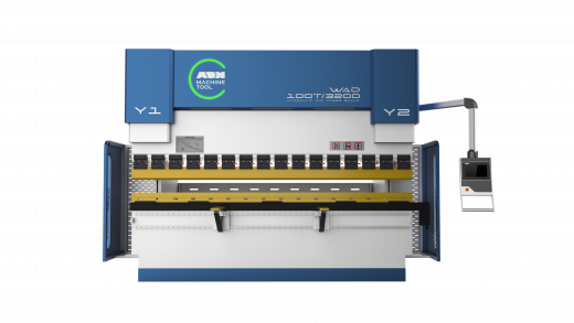 Гидравлический листогибочный пресс ADH WAD-110T/2500 4+1 ось ЧПУ Delem DA58Tx изображение