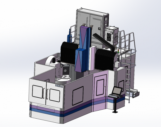 Портально-фрезерный обрабатывающий центр DZ2511 изображение